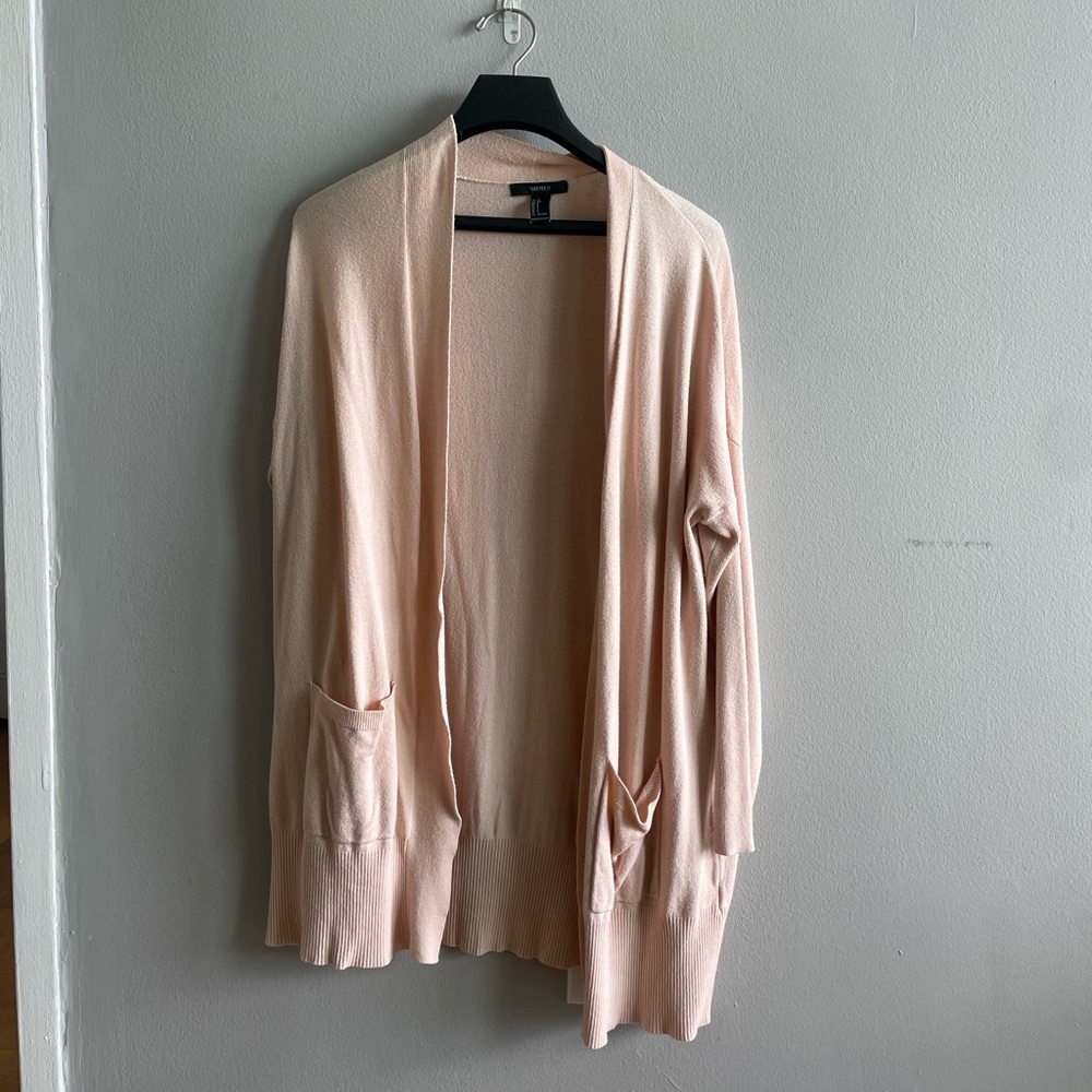 Forever 21 Long Pink Cardigan 💘